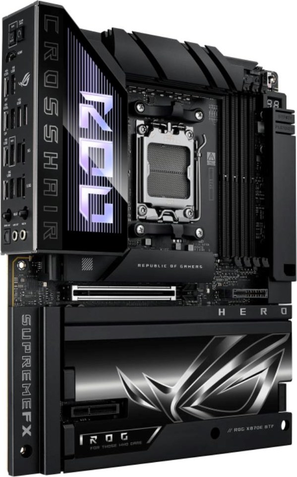 ASUS MB Sc AM5 ROG CROSSHAIR X870E HERO BTF, 4xDDR5, WIFI, 1xHDMI, 2xThunderbolt, ATX