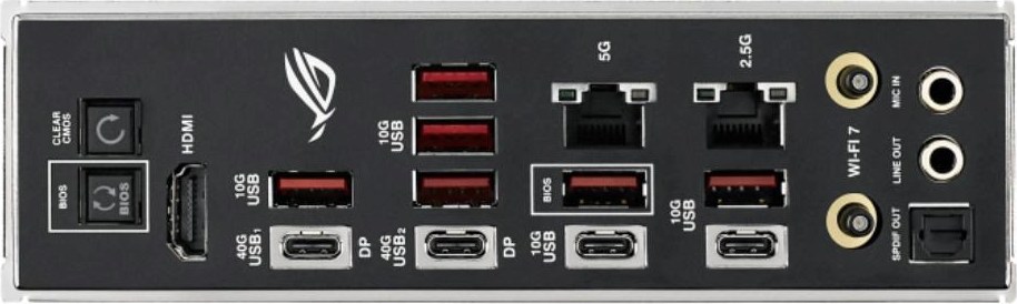 ASUS MB Sc AM5 ROG CROSSHAIR X870E HERO BTF, 4xDDR5, WIFI, 1xHDMI, 2xThunderbolt, ATX