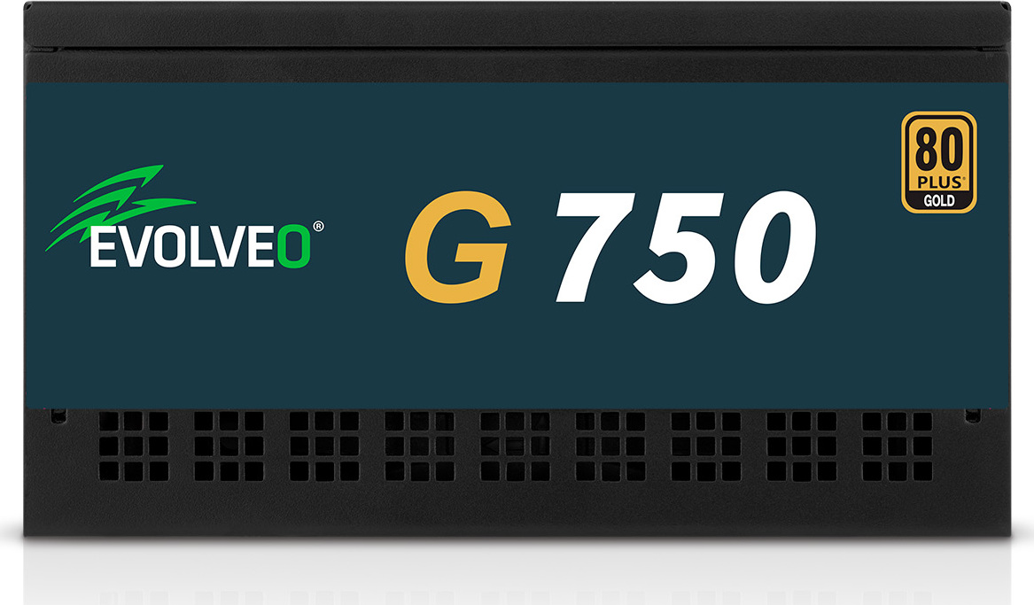 EVOLVEO G850 zdroj 850W, 80+ GOLD, ATX 3.1, aPFC, 140 mm ventilátor
