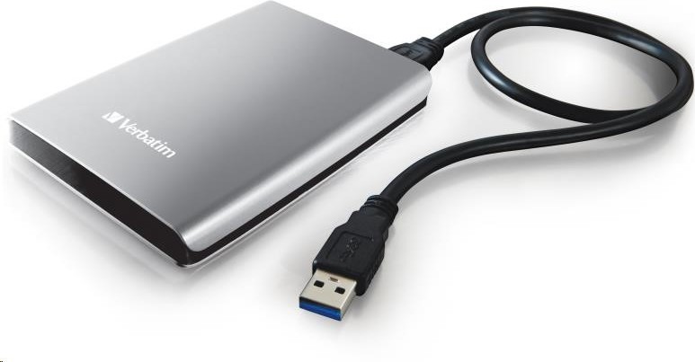 VERBATIM HDD 2.5" 2TB Store 'n' Go USB 3.0, Strieborná