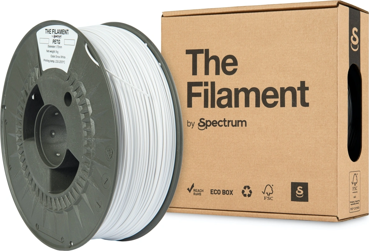 Spectrum The Filament PETG 1.75mm Snow White 1kg