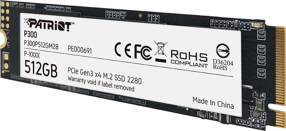 PATRIOT P300/512GB/SSD/M.2 NVMe/5R