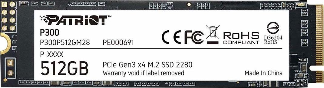PATRIOT P300/512GB/SSD/M.2 NVMe/5R