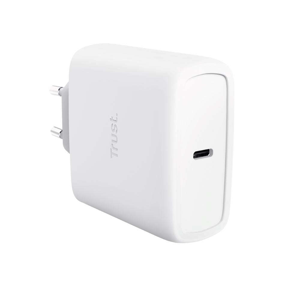 TRUST GaN Nabíječka MAXO 65W, USB-C, bílá