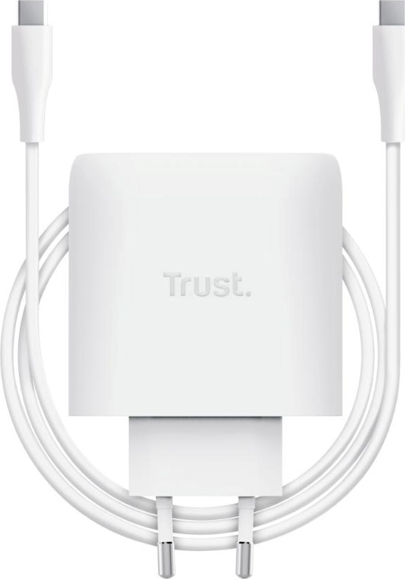TRUST GaN Nabíječka MAXO 65W, USB-C, bílá