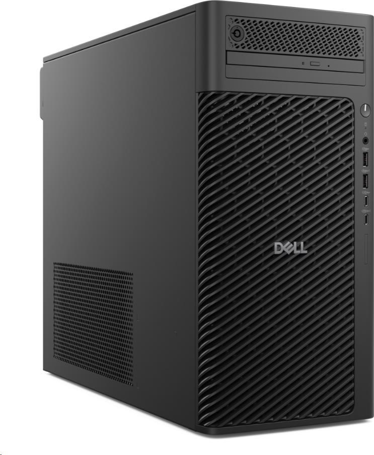 DELL PC Pro Max Tower T2 FCT2250/500W/TPM/U7-265/32GB/1TSSD/Nvidia A1000/vPro/Kb/Mouse/W11 Pro/3Y PS NBD