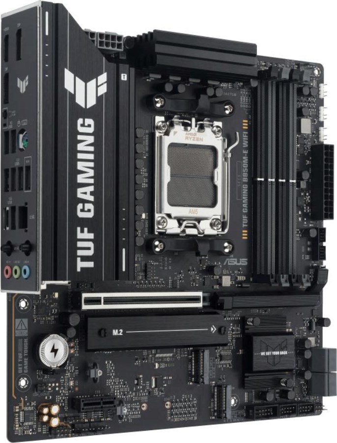 ASUS MB Sc AM5 TUF GAMING B850M-E WIFI, AMD B850, 4xDDR5, 2xDP, 1xHDMI, WiFi, mATX