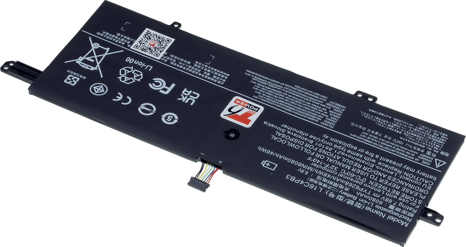 Baterie T6 Power Lenovo IdeaPad 720s-13IKB, 720s-13ARR serie, 6268mAh, 48Wh, 4cell, Li-Pol