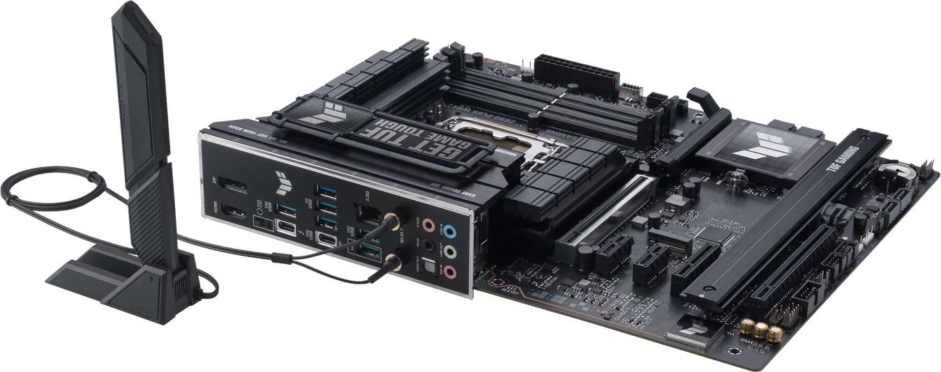 ASUS MB Sc LGA1851 TUF GAMING Z890-PLUS WIFI, Intel Z890, 4xDDR5, 1xDP, 1xHDMI, 1xThunderbolt, 1xUSB4, WI-FI, ATX