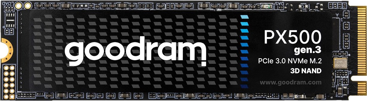 GOODRAM SSD PX500 Gen.3 1TB, PCIe Gen3x4, M.2 2280, (R:3300/W:2700MB/s)