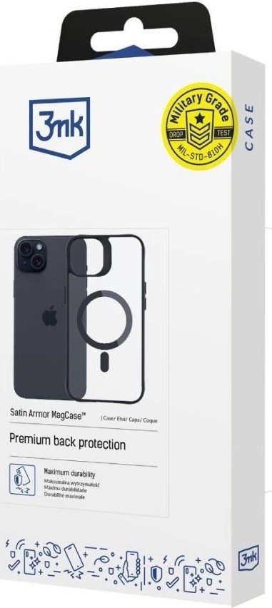 3mk ochranný kryt Satin Armor MagCase pro iPhone 16 Pro Max