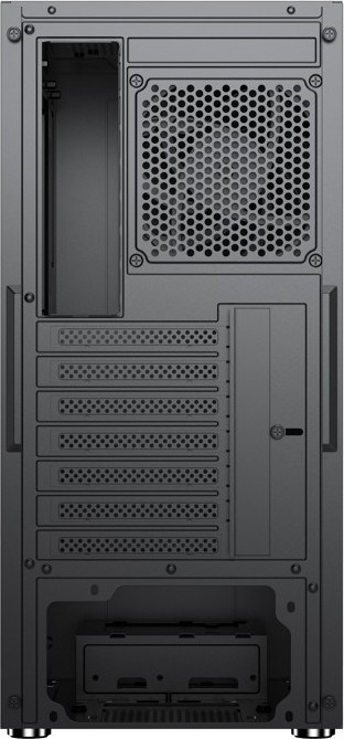 1stCOOL skříň GAMER 4, Mid tower, AU, USB 3.0, USB-C, 2x120mm, bez zdroje, černá