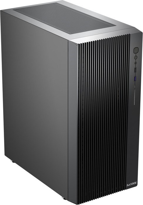 1stCOOL skříň GAMER 4, Mid tower, AU, USB 3.0, USB-C, 2x120mm, bez zdroje, černá