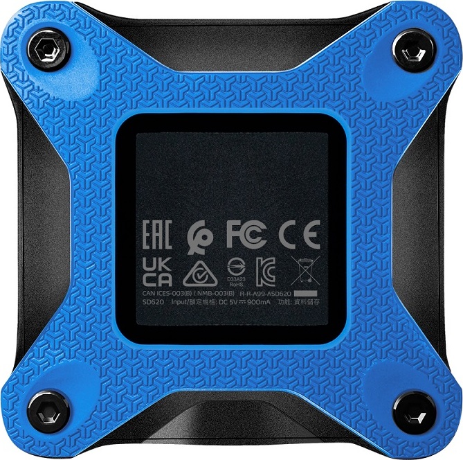 A-Data ADATA Externí SSD 512GB SD620, USB Micro-B, USB 3.2 Gen 2, R:520/W:460MB/s, modrá