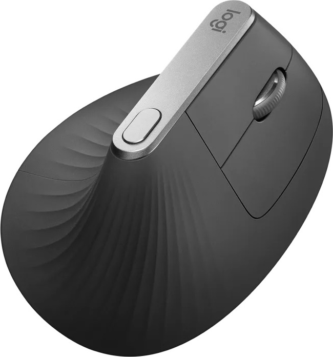 LOGITECH OEM Logitech MX Vertical/Vertikální/Optická/Pro praváky/4 000 DPI/USB+BT/Grafitová