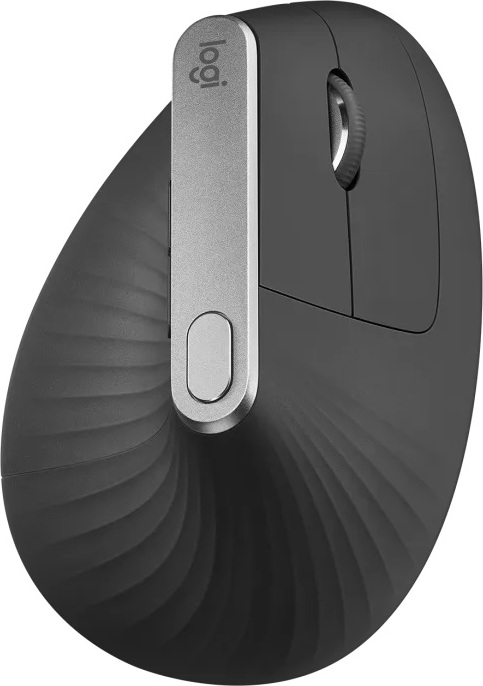 LOGITECH OEM Logitech MX Vertical/Vertikální/Optická/Pro praváky/4 000 DPI/USB+BT/Grafitová