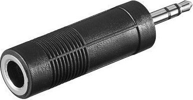 PremiumCord adaptér 3.5mm Stereo jack - 6,3mm Stereo jack (M/F)