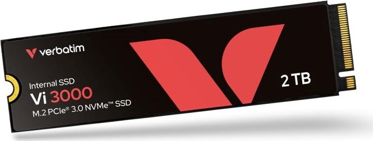 VERBATIM SSD Vi3000 Internal PCIe NVMe M.2 SSD 2TB , W 3000/ R 3300 MB/s