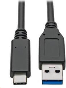 PremiumCord kabel USB-C - USB 3.0 A (USB 3.2 generation 2, 3A, 10Gbit/s) 0.15m