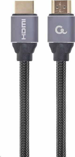 GEMBIRD CABLEXPERT HDMI kábel 2.0, 5 m, opletené, čierne, blister