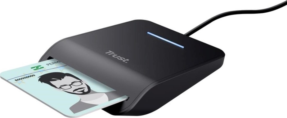 TRUST čtečka karet PRIMO (DNI, smartcard), externí, USB-C