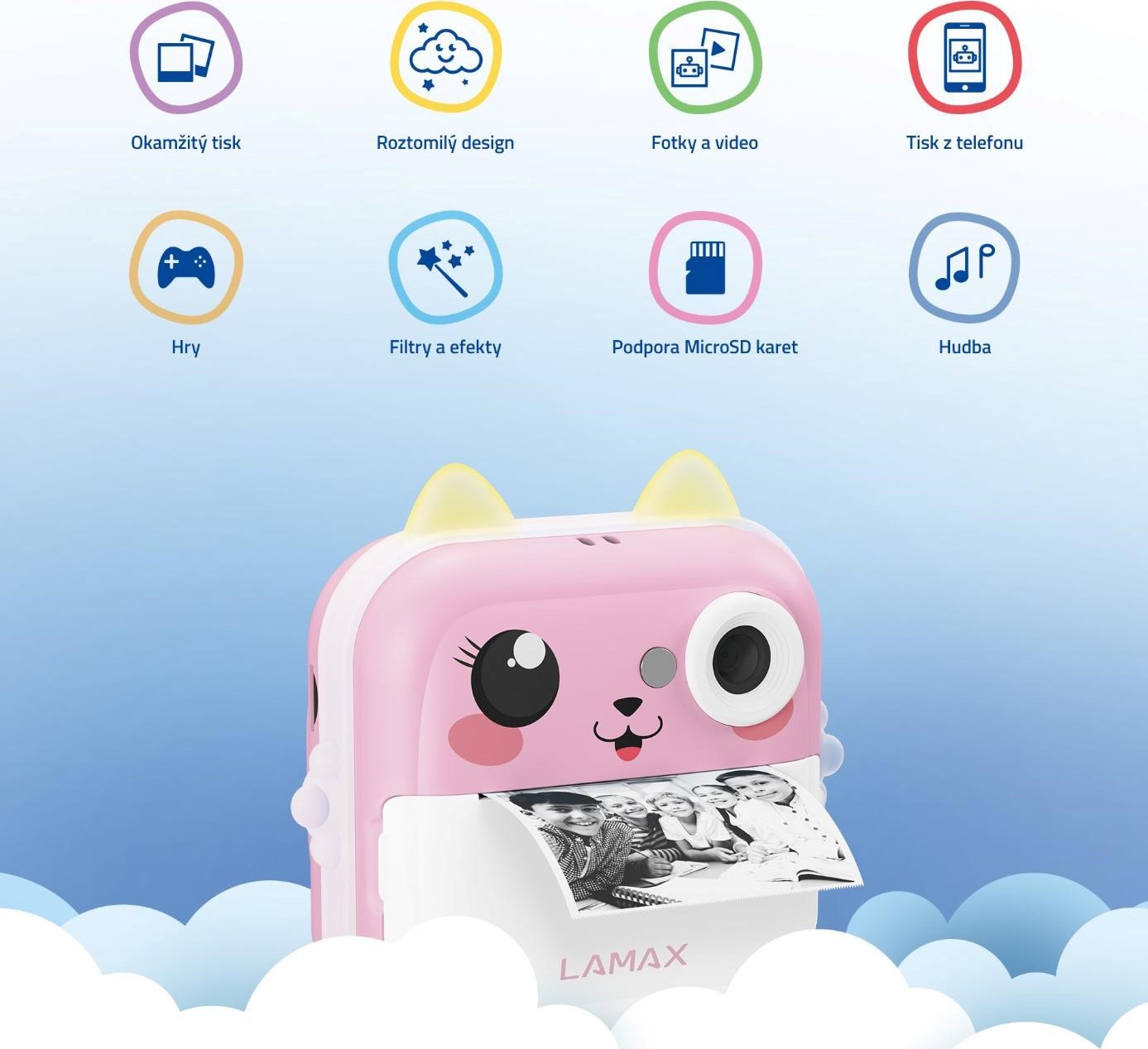 LAMAX InstaKid2 Plus - pink