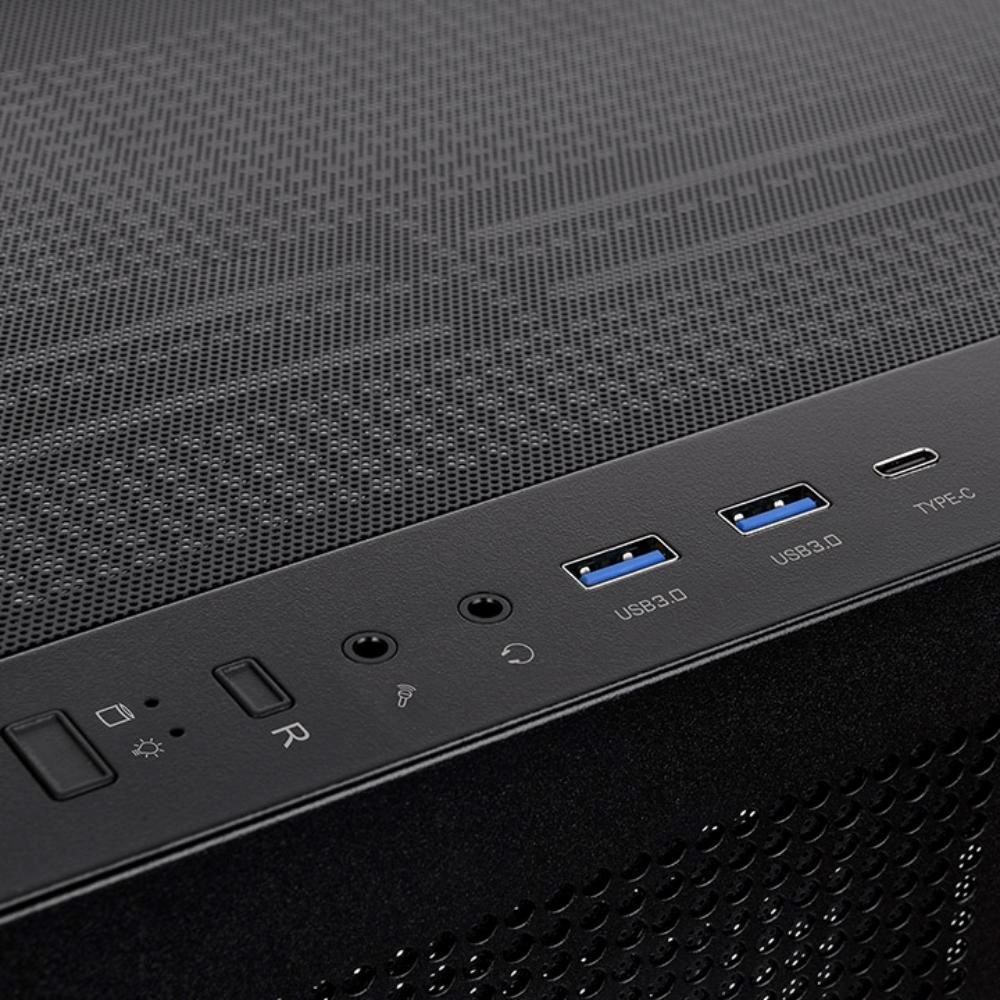 THERMALTAKE Case View 270 Plus TG ARGB, ATX, Průhledná bočnice, 3x 120mm ARGB Fan, černá
