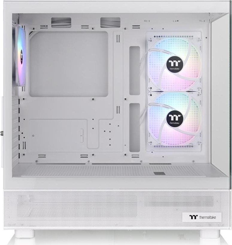 THERMALTAKE Case View 270 Plus TG ARGB, ATX, Průhledná bočnice, 3x 120mm ARGB Fan, bílá