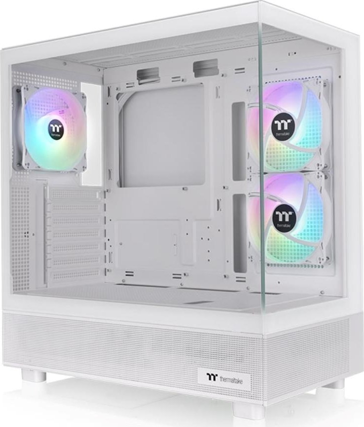 THERMALTAKE Case View 270 Plus TG ARGB, ATX, Průhledná bočnice, 3x 120mm ARGB Fan, bílá