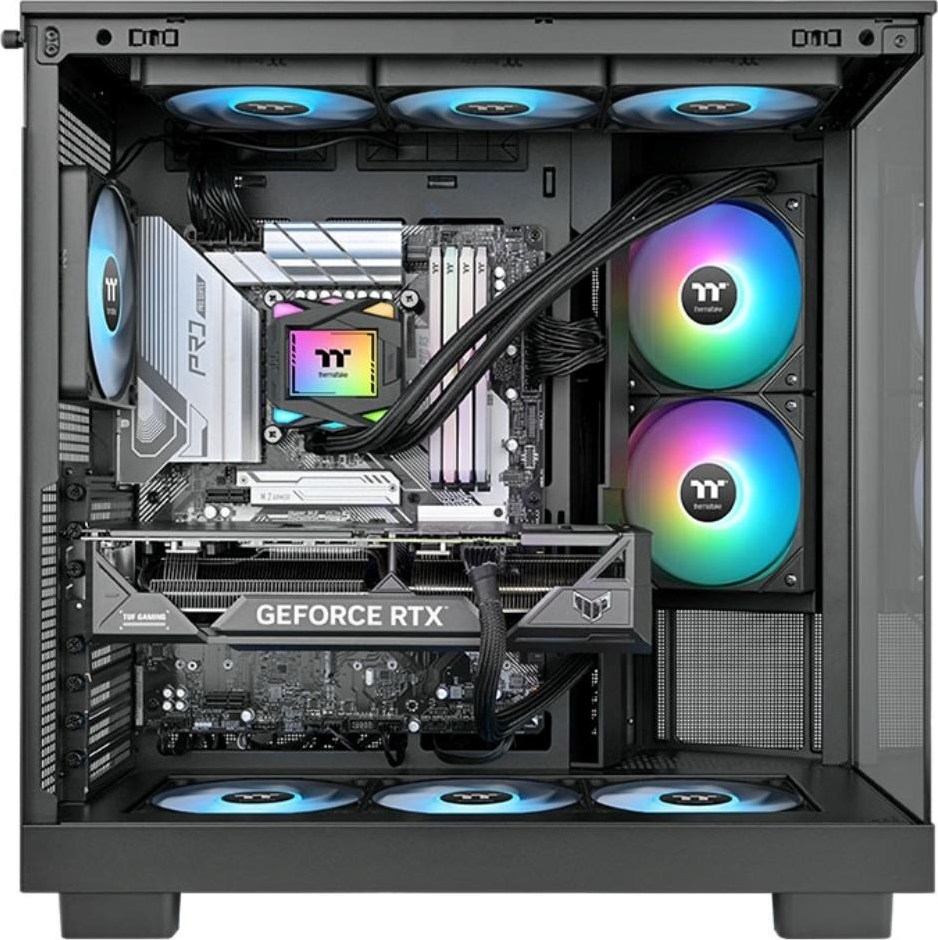 THERMALTAKE Vodní chladič LA240 ARGB, 2x120mm ARGB, LGA1851, AM5, černá