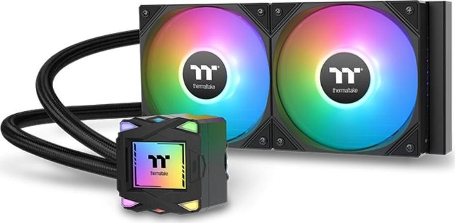 THERMALTAKE Vodní chladič LA240 ARGB, 2x120mm ARGB, LGA1851, AM5, černá