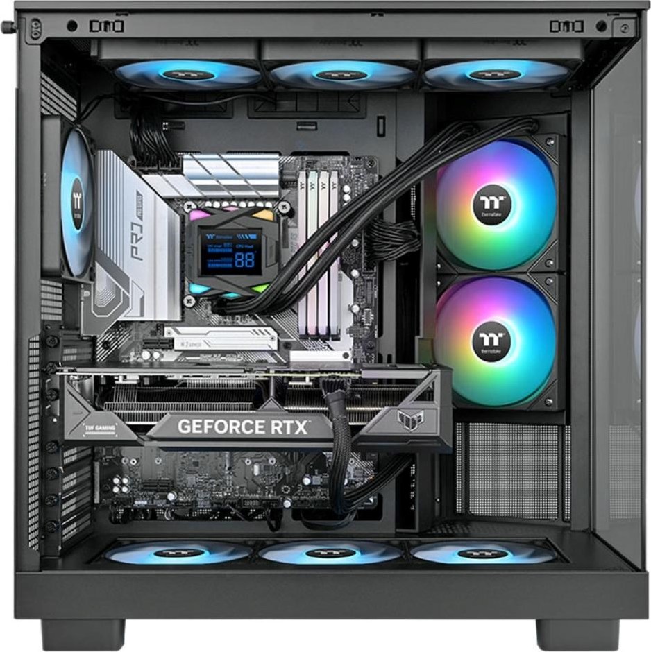 THERMALTAKE Vodní chladič LA240-S ARGB, 2x120mm ARGB, LGA1851, AM5, černá