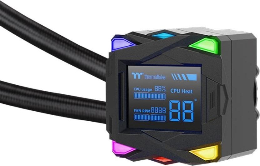 THERMALTAKE Vodní chladič LA360-S ARGB, 3x120mm ARGB, LGA1851, AM5, černá