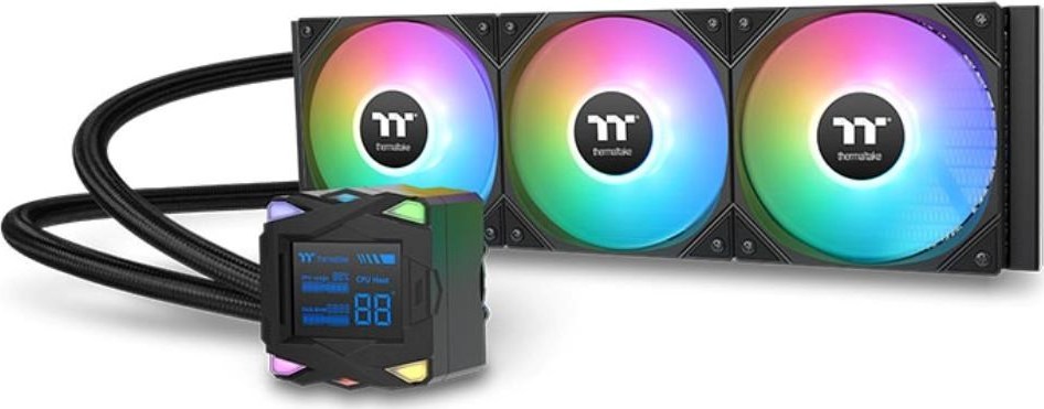 THERMALTAKE Vodní chladič LA360-S ARGB, 3x120mm ARGB, LGA1851, AM5, černá