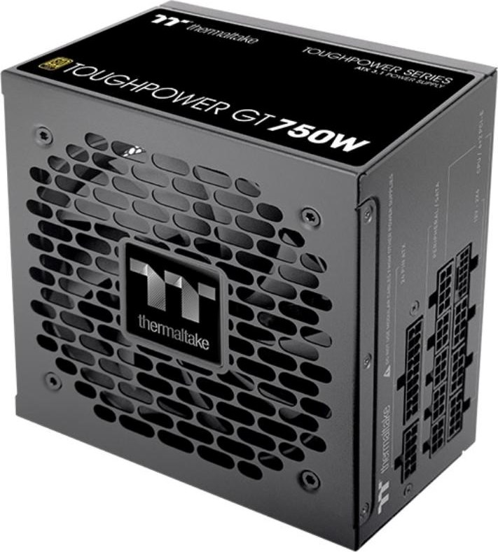 THERMALTAKE zdroj 750W Toughpower GT, 120mm, Plně modulární, 80+ Gold, černá