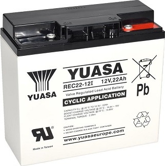 PANASONIC Baterie YUASA REC22-12I (12V; 22Ah; cyklická)