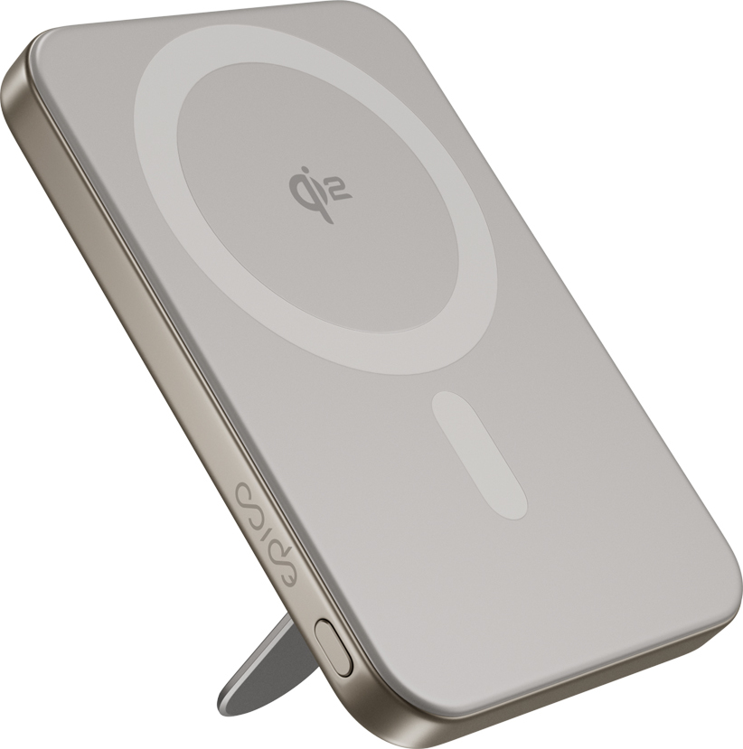 Epico Qi2 5000mAh Alu Mag+ Stand PB EM52 - titan