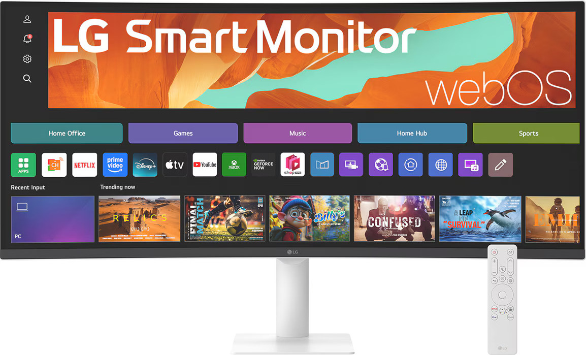 LG MT VA LCD LED 34" 34U601SA - VA panel, 3440x1440, 2xHDMI, LAN, USB 2.0, SMART, repro, zakriven