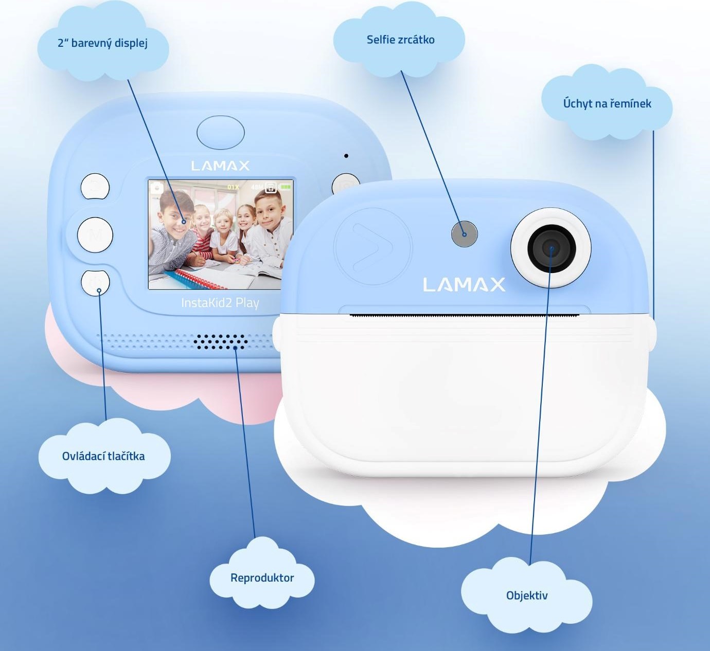 LAMAX InstaKid2 Play - blue