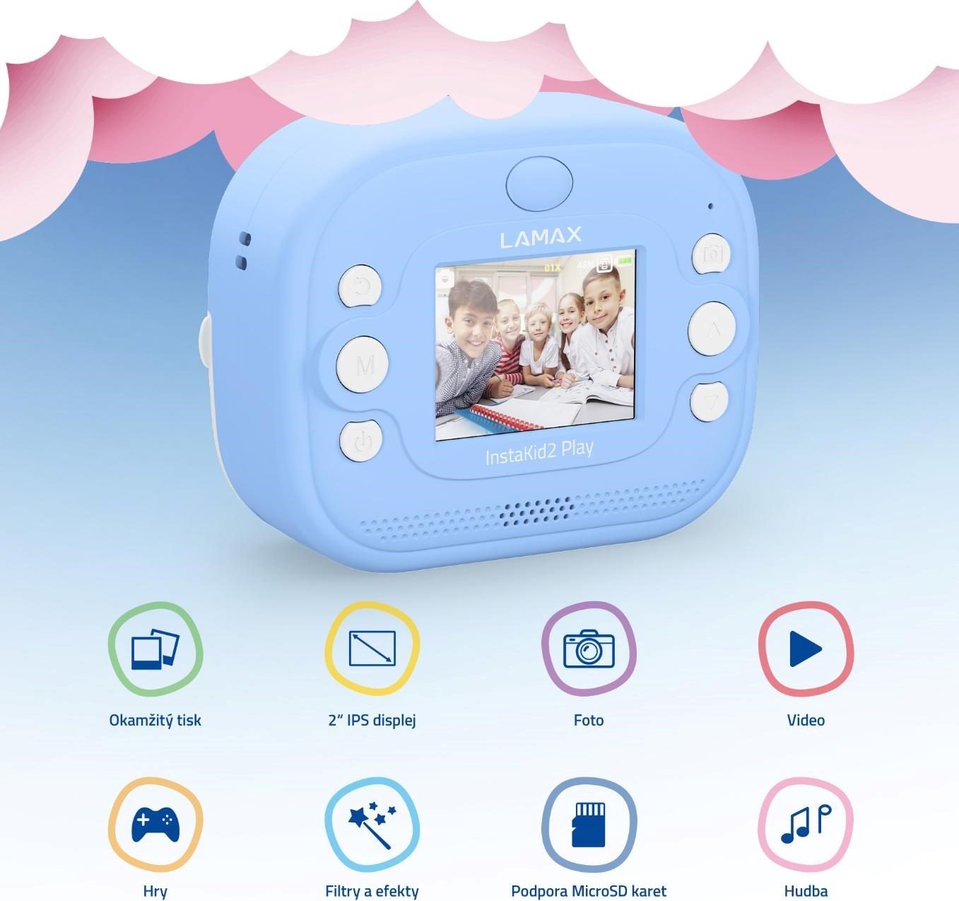 LAMAX InstaKid2 Play - blue