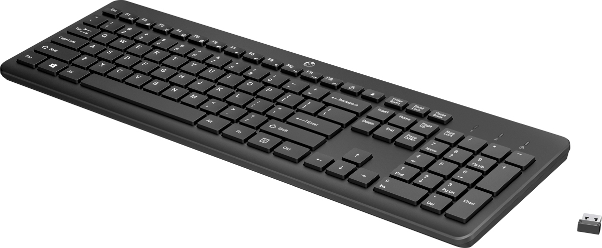 HP 230/Bezdrátové USB/GER layout/Černá