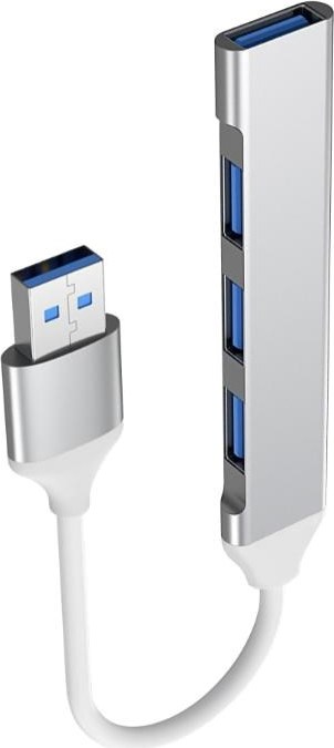 PremiumCord Hub USB3.2A na USB3.2 A + 3x USB2.0 A, SuperSpeed 5Gbps, hliníkové pouzdro