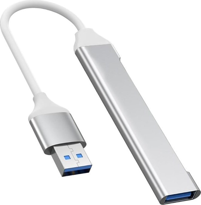 PremiumCord Hub USB3.2A na USB3.2 A + 3x USB2.0 A, SuperSpeed 5Gbps, hliníkové pouzdro