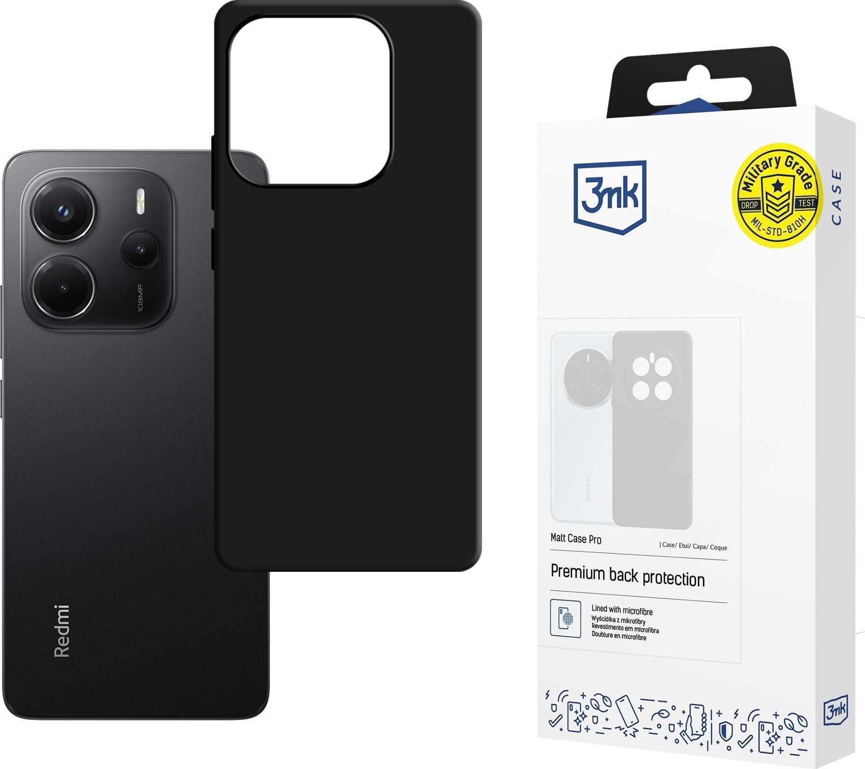 3mk ochranný kryt Matt Case Pro pro Poco X7 Pro 5g