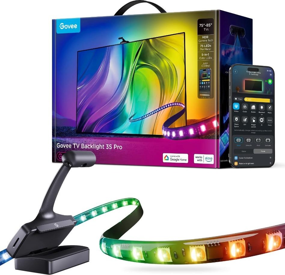 Govee TV Backlight 3S Pro 75-85" SMART LED podsvícení RGBIC