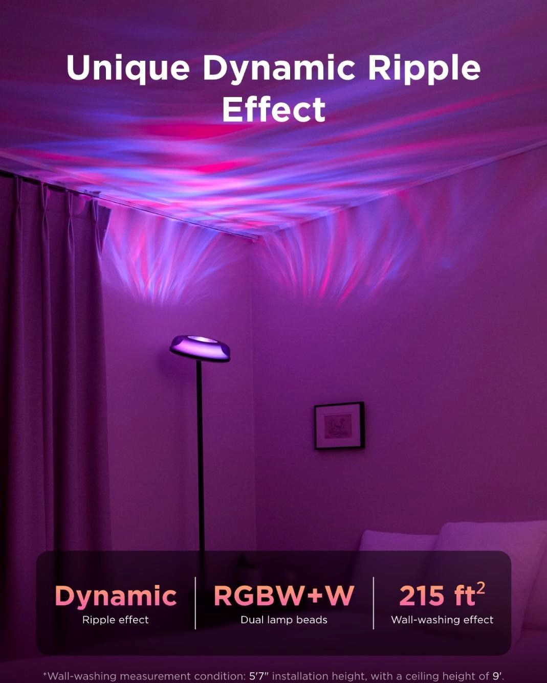 Govee Uplighter RGBICWW stojací lampa Matter