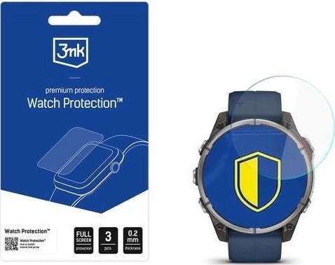 3mk hybridní sklo Watch Protection FlexibleGlass pro Garmin quatix 8 – 51mm