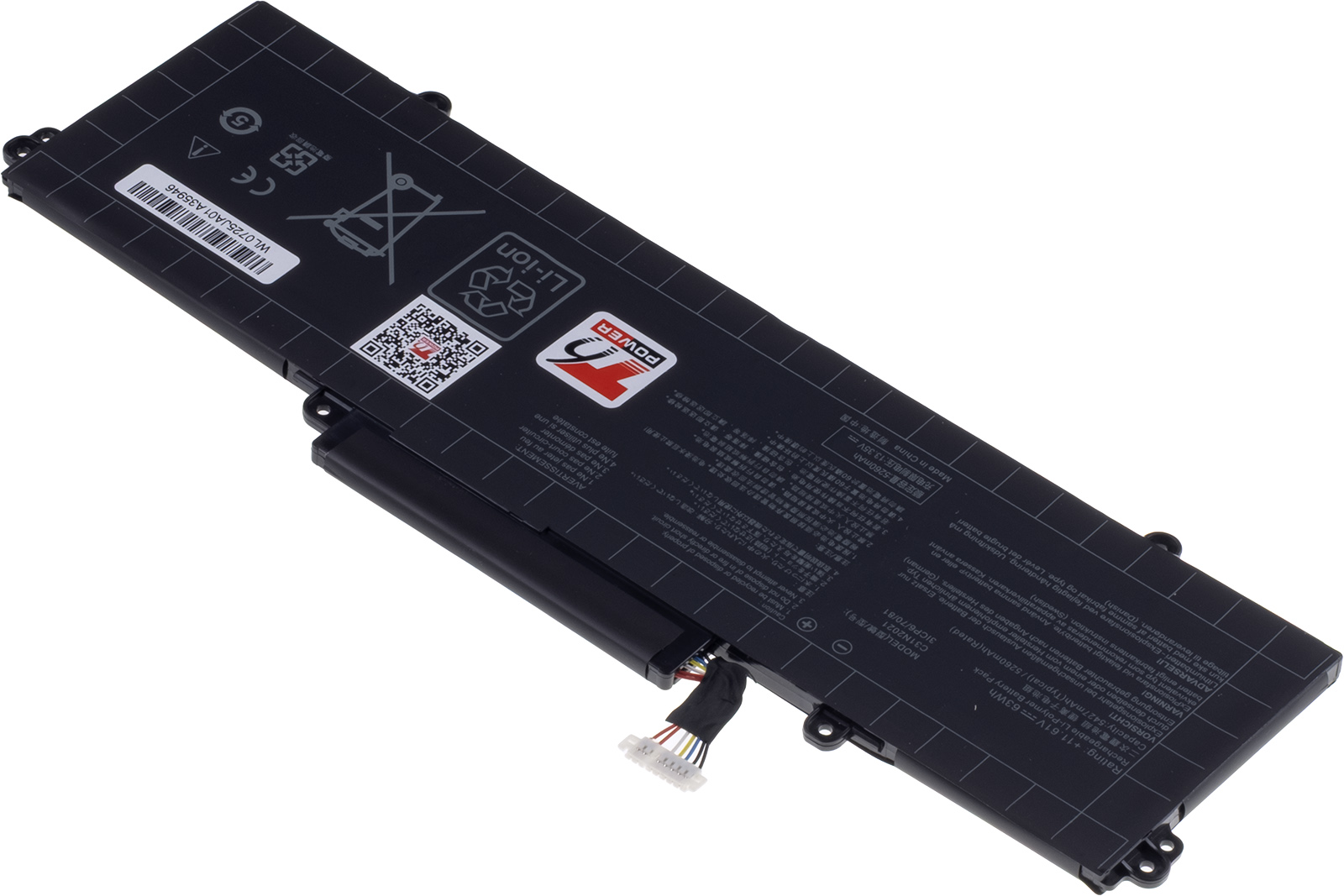 Baterie T6 Power pro Asus ZenBook UX5400, UX5401, UM5401, 5427mAh, 63Wh, 3cell, Li-pol