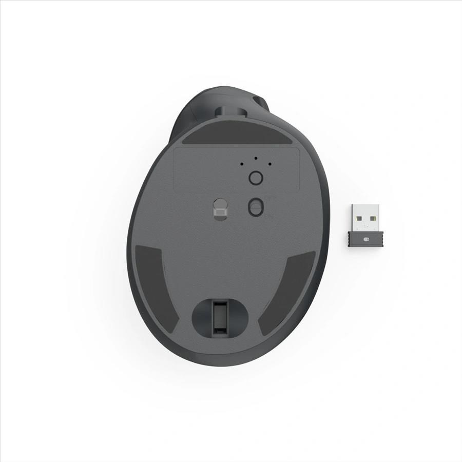 Hama vertikálna ergonomická bezdrôtová myš EWM-600R, pre pravákov, nabíjacia, čierna