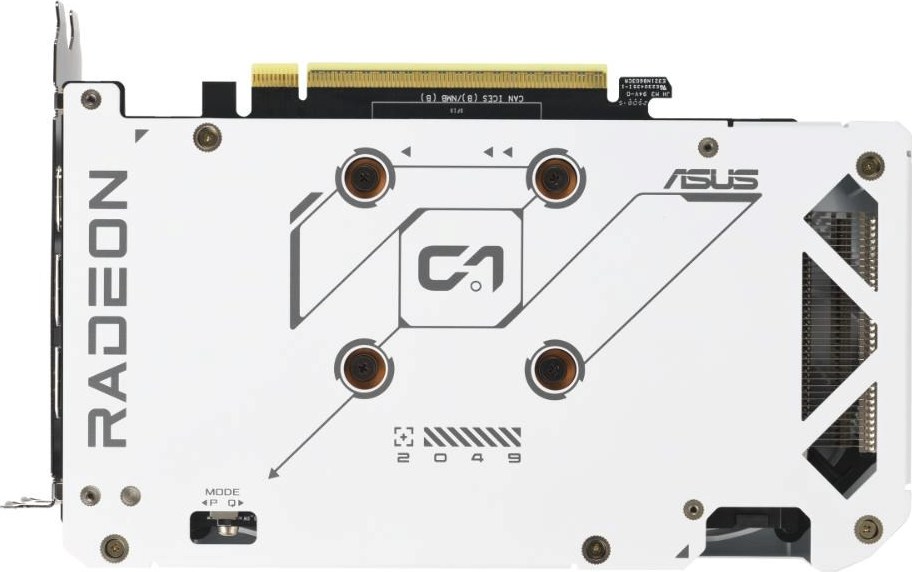 ASUS VGA AMD Radeon RX 9060 XT DUAL 16GB WHITE, RX 9060 XT, 16GB GDDR6, 2xDP, 1xHDMI